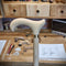 Unpainted Wooden Derby Set Assembled Kit Parts for a Custom Walking Stick Cane making