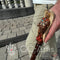 Hand painted Wooden Walking Stick Cane Saint Archangel Michael