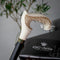 GRACE Elegant Wooden Walking Cane - White