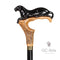Cougar Black Panther Light Wooden Walking Stick Cane