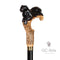 Cougar Black Panther Light Wooden Walking Stick Cane