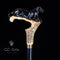 Cougar Black Panther Light Wooden Walking Stick Cane