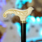 Swallow Bird White Wooden Cane ladies walking stick