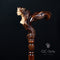 Ergonomic Palm Grip Handle Wooden Walking cane Fantasy Syren