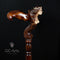 Ergonomic Palm Grip Handle Wooden Walking cane Fantasy Syren