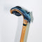 Wooden Cane Walking Stick Dolphin - Wood Carved Cane, Handpainted handle & Light shaft Sea Wave Style gift for lady or genleman