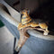 Wooden Walking Stick Cane German Shepherd: hand-painted dog breed handle