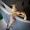 Wooden Walking Stick Cane German Shepherd: hand-painted dog breed handle
