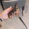 Wooden Walking Stick Cane German Shepherd: hand-painted dog breed handle