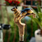 Wooden Walking Stick Cane German Shepherd: hand-painted dog breed handle