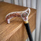 Wooden Walking Stick Cane – Celtic Style Derby handle with Hand Painted Life Tree, Brass collar, Classic design – 36"