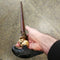 BLACK CROW & SKULL Wooden Walking Stick Goth Style