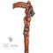 Awakening Bear Cane wood crafted hand carved Walking Stick