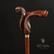 Wooden Cane Walking Stick Cobra Snake