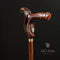 Wooden Cane Walking Stick Cobra Snake