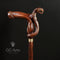 Wooden Cane Walking Stick Cobra Snake