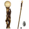 Crocodile Alligator Hand carved Walking Cane Stick Hiking Staff - GC-Artis Walking Sticks Canes