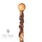 Crocodile Alligator Hand carved Walking Cane Stick Hiking Staff