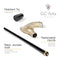 GRACE Elegant Wooden Walking Cane - White
