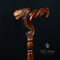 Jaguar Wooden Cane Walking Stick Ergonomic Handle - GC-Artis Walking Sticks Canes
