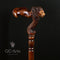 Unique Ergonomical Handle! Wooden Cane Lion Walking Stick - GC-Artis Walking Sticks Canes