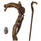 Lizard & Flower Ladies Hand Carved Walking Stick - GC-Artis Walking Sticks Canes