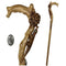 LIZARD & FLOWER Light Wooden Cane Walking Stick Ladies - GC-Artis Walking Sticks Canes