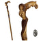 Syren Crying Mermaid Cane Walking stick Fantasy wooden handmade - GC-Artis Walking Sticks Canes