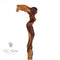 Crying Mermaid Cane Walking stick Fantasy Light wooden