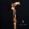 Crying Mermaid Cane Walking stick Fantasy Light wooden