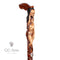 Monster wooden walking cane stick hiking Staff