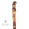 Monster wooden walking cane stick hiking Staff