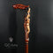 Monster wooden walking cane stick hiking Staff