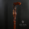 Monster wooden walking cane stick hiking Staff