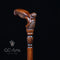 Weaving Unique Designer art Wooden Walking Stick Cane