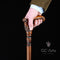 Weaving Unique Designer art Wooden Walking Stick Cane