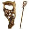 RAM Light Wood Carved Walking Stick Cane - GC-Artis Walking Sticks Canes