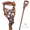 Walking Stick Cane RAM Dark Wooden