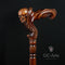Skull Head Cane Wooden Walking Stick Anatomic Grip - GC-Artis Walking Sticks Canes