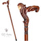 Ergonomical Handle! Wooden Walking Cane Stick Carved Egypt Pharaoh - GC-Artis Walking Sticks Canes
