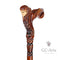 Ergonomical Handle! Wooden Walking Cane Stick Carved Egypt Pharaoh - GC-Artis Walking Sticks Canes