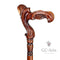 Ergonomical Handle! Wooden Walking Cane Stick Carved Egypt Pharaoh - GC-Artis Walking Sticks Canes