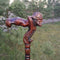 Viking Warrior - Wooden Walking Cane Stick Anatomic Grip - GC-Artis Walking Sticks Canes