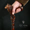 Wolf Cane wooden walking stick - GC-Artis Walking Sticks Canes
