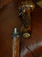 EGYPTIAN SKULL Wooden Walking Stick Cane Ankh Cross - GC-Artis Walking Sticks Canes