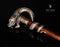 Collectible Dragon Snake Bronze Walking Stick Cane Brass Casted Artisan - GC-Artis Walking Sticks Canes