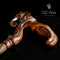 Elephant Cane Wooden Walking Stick Ergonomic Handle - GC-Artis Walking Sticks Canes