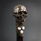 Bronze Skull Walking Stick Cane Top Knob Handle - GC-Artis Walking Sticks Canes