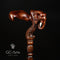 Elephant Cane Wooden Walking Stick Ergonomic Handle - GC-Artis Walking Sticks Canes