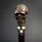 Bronze Skull Walking Stick Cane Top Knob Handle - GC-Artis Walking Sticks Canes